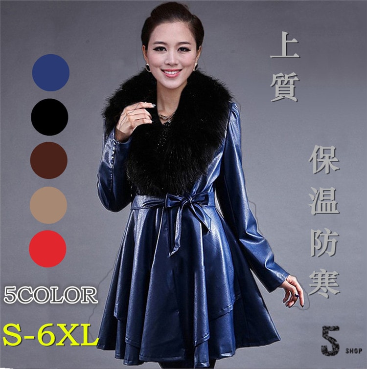 ロングコート 身を修める 毛襟 防寒 やせている 大人気 冬 新作 保温防