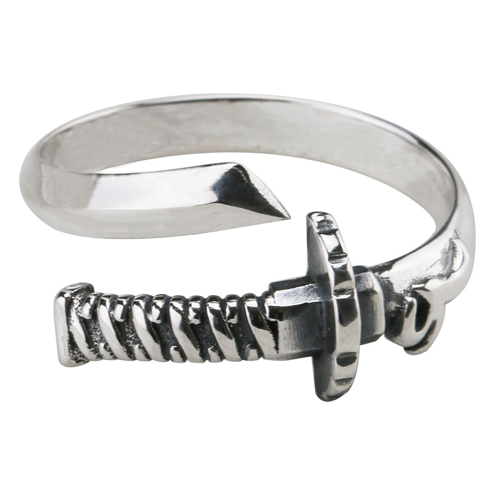 925 日本刀モチーフリング [rs094]