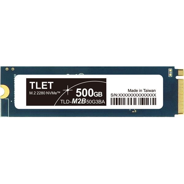 東芝（家電） 内蔵SSD TLD-M2Bシリーズ 500GB PCle Gen3x4 M.2 2280東芝エルイートレーディング（TLET）  TLD-M2B50G3BA