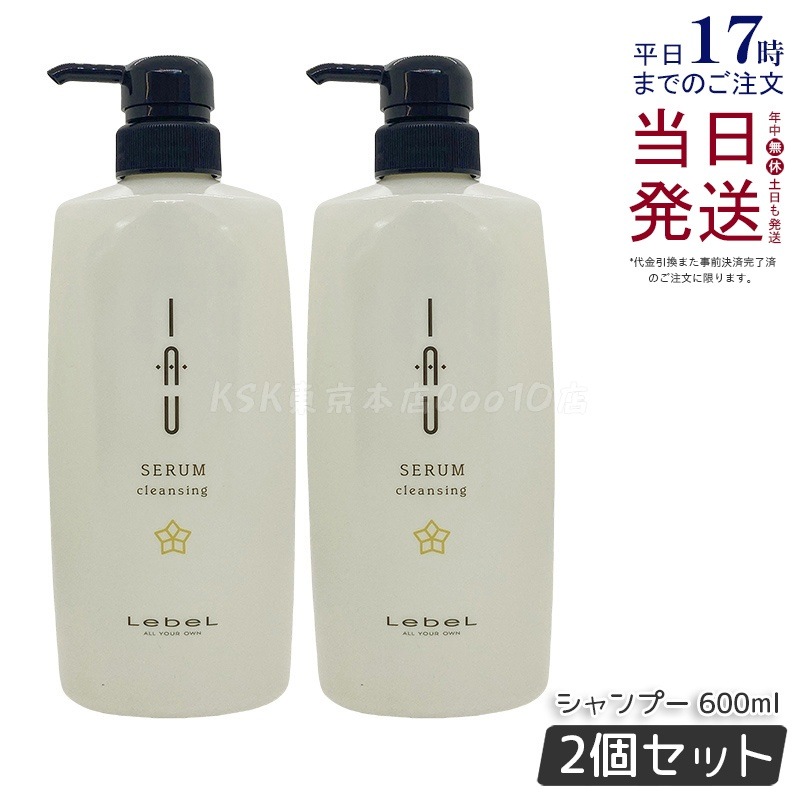 【お得2個セット】ルベル イオセラム クレンジング シャンプー 600ml