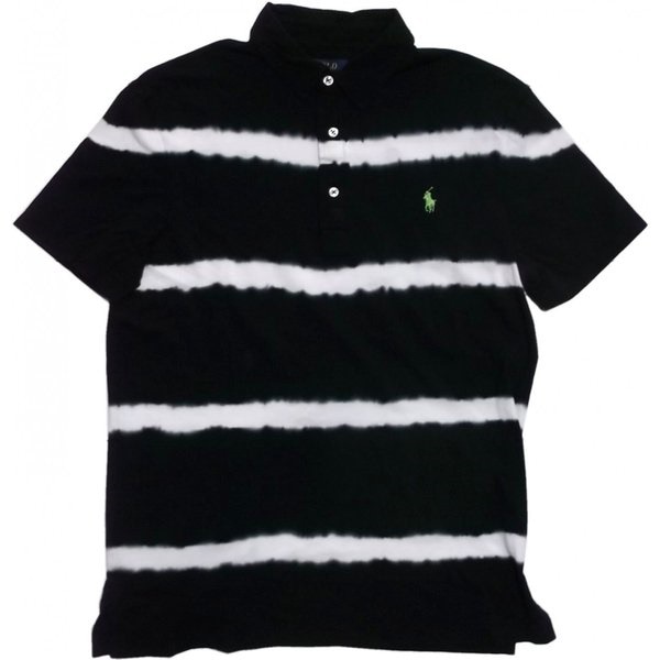 半袖 スムースシャツ タイダイ染め 黒 ブラック PR2-705