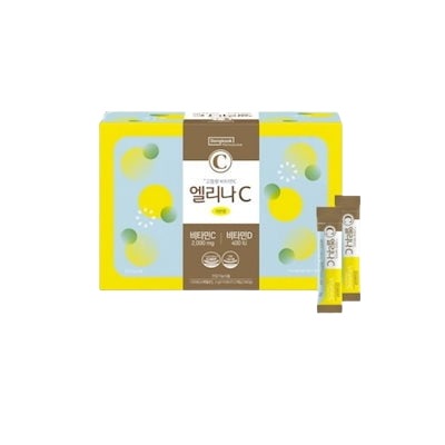 [正品]Dongkook エリナC 120包 (4ヶ月分) おいしいビタミンC2000 アスコルビン酸 アスコルビン酸 パウダー