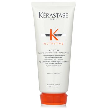 Kerastase ニュートリティブ ラ ヴィタル ハイ ニュートリション ウルトラライト デタングリング コンディショナー (乾燥髪, 細めから中くらい)