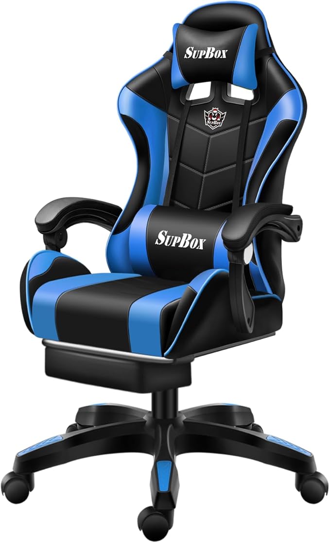 ゲーミングチェア オットマン付き 座り心地最高 デスクチェア オフィスチェア 椅子 テレワーク PCゲーミングチェア パソコンチェア ゲームチェア リクライニング 座り心地最高 人間工学 充実機能 高