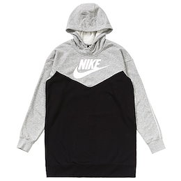 【ナイキ】ウィメンズワンピースNSWフードワンピース長袖TシャツBV4844-010