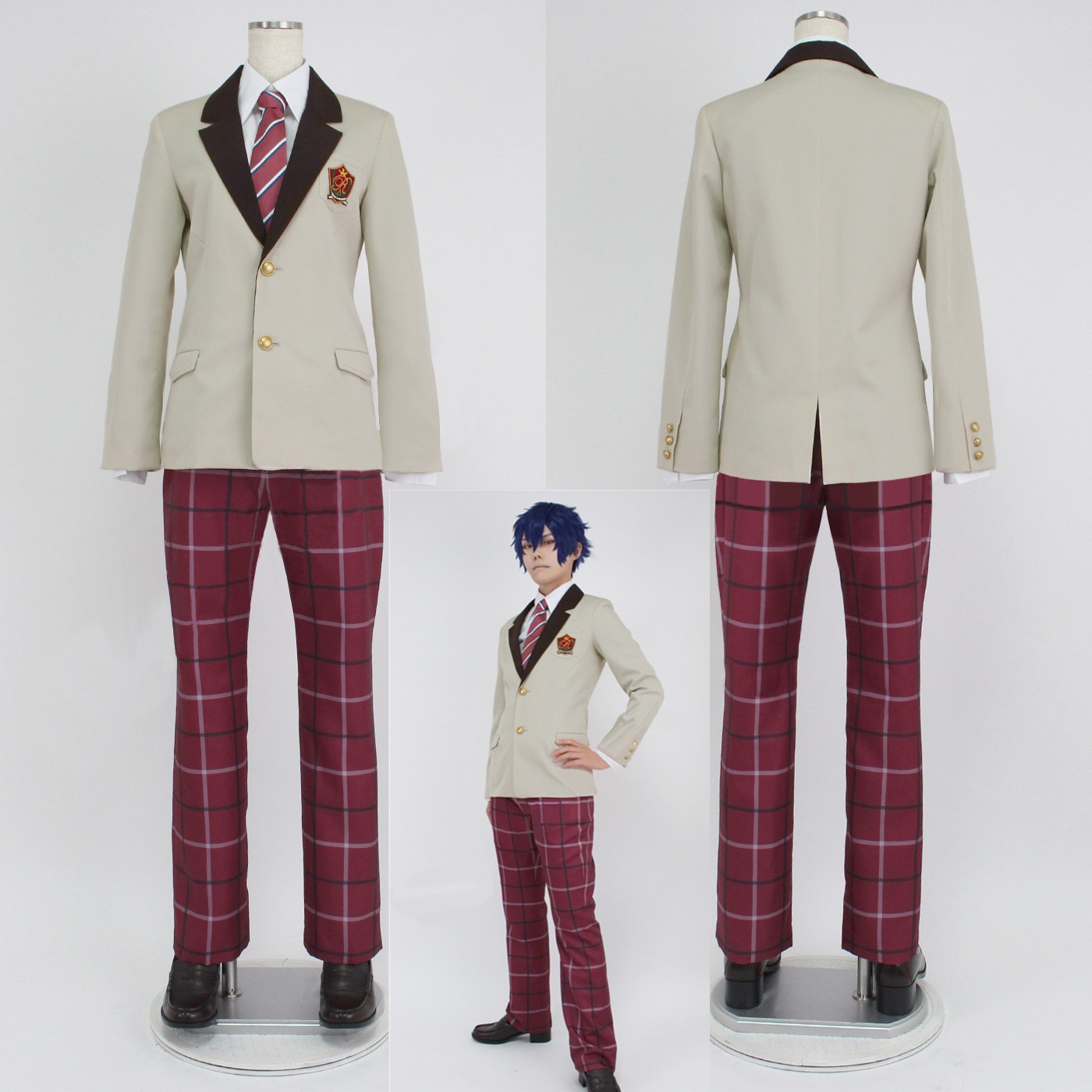 あんさんぶるスターズ 巴日和 玲明学園制服 コスプレ衣装 コスチューム 学園祭 文化祭 仮装 変装品質良い 店舗お勧め