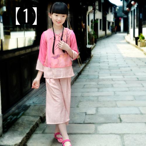 ブランドのギフト ガールズ 快適 かわいい サマースーツ 子供服 サマー チャイニーズ スーツ 唐 水墨画 親子 ドレス フォーマルセット ドレス 基準高さ 1cm Www Viacaocatedral Com Br