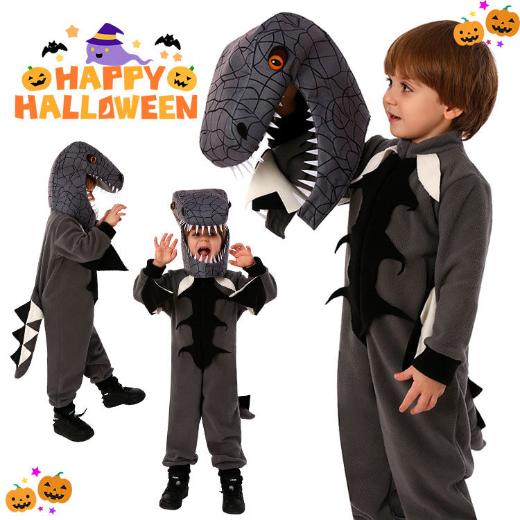 恐竜 おもしろ 仮装 着ぐるみ ハロウィン 仮装 小学生 ハロウィン 衣装 子供 男の子 女の子 ハロウィーン衣装 ハロウィン 仮装 ハロウィン コスプレ 動物 可愛い テール付き キャラクター co