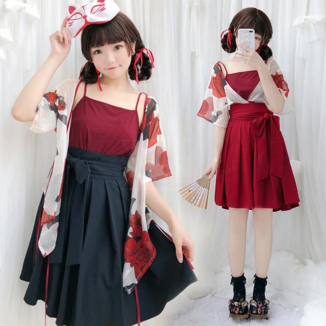 コスプレ 和服 着物 ドレス よさこい 衣装 着物 コスプレ セクシー 巫女 コスプレ花魁 コスプレ 着物ドレス よさこい衣装 和服 袴 和服 着物 和モダン 花柄 ロリータ ロリィタ服 ゆったり 大 5,783円