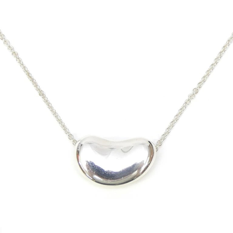 ティファニー TIFFANY&Co. ネックレス ビーン デザインペンダント エルサペレッティ /シルバー/SV925【中古】(68664)