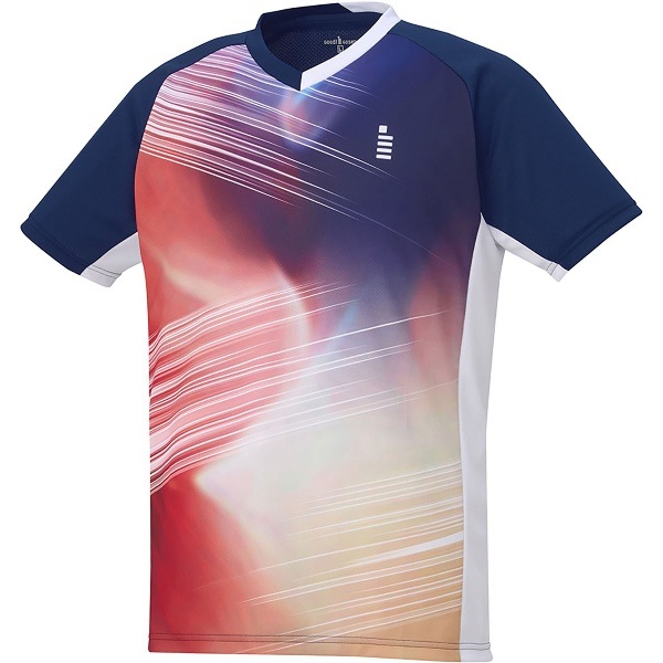 GOSEN ゴーセン ゲームシャツ ネイビー 140 テニス ゲームシャツ T2346-17 半袖