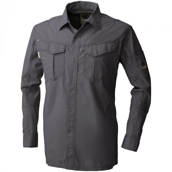 575 長袖シャツ 6Lサイズ チャコールグレー(23) G.GROUND