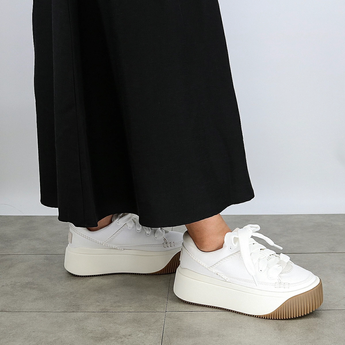 レディーススニーカー EZ-DUZZIT ESSENTIAL LACE UP レース アップ 1167499 プラットフォーム 靴 厚底 紐靴 ブランド