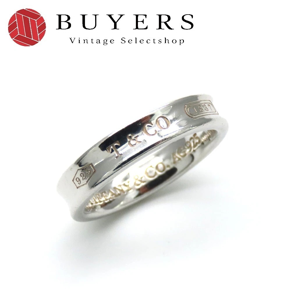 中古 リング・指輪 1837 シルバー925 約4.1g シルバー アクセサリー 約＃11 ナロー レディース 女性