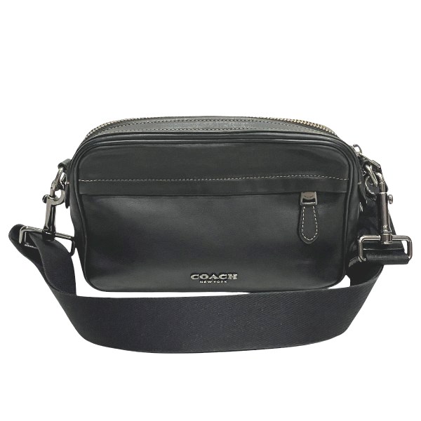 コーチ F39946 レザー グラハムクロスボディ バッグ ショルダーバッグ メンズ 【中古】