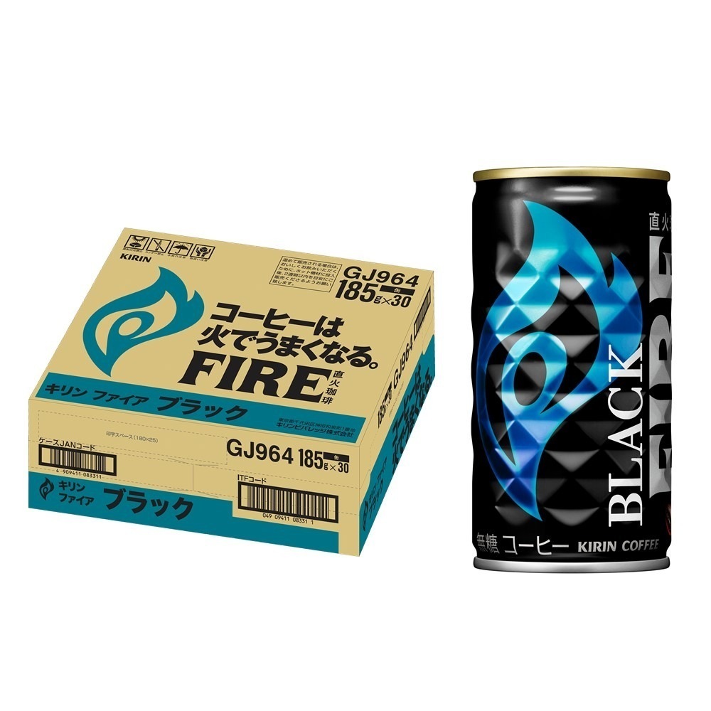 【送料無料】キリン FIRE ファイア ブラック 185ml90本
