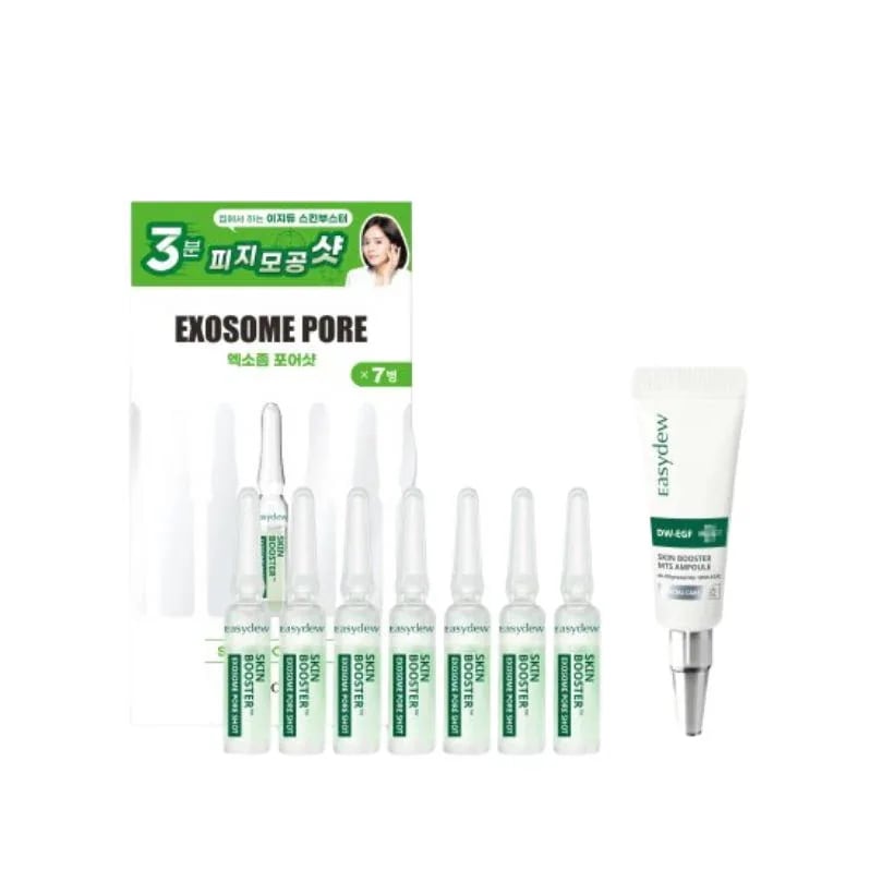 (エガpick)スキンブースター EXOZOM 皮脂毛穴ショット 1ml*7個(+MTSアンプル3.5g贈呈) #ega