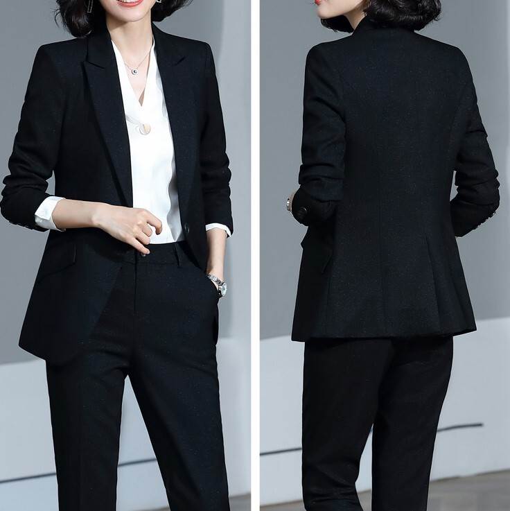 セットアップ フォーマルスーツ ジャケット Vネック ブラウス ストレートパンツ タイトスカート 膝丈 袖あり 長袖 襟付き ストレートパンツ 上下セット 3点セット スリーピース 大人可愛い きれい