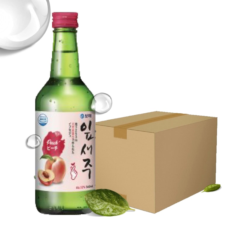 ボヘ（宝海）イプセジュ　桃味360ml　（1BOX20本） 果実焼酎 マスカット メロン 青りんご オリジナル