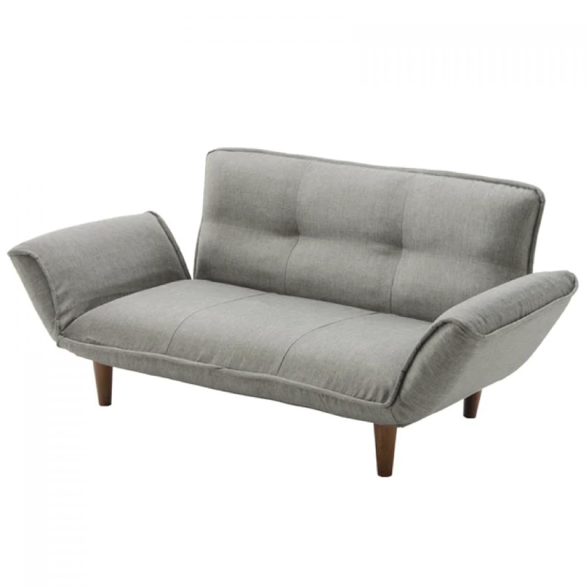 【I】セルタン カウチソファ 2人掛け KAN タスクグレー 日本製 リクライニング 座面ポケットコイル ソファ CELLUTANEA A01p-587GRY【受注生産品】