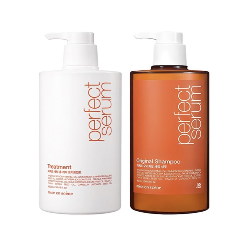 パーフェクト オリジナル セラムシャンプー ＋ ホームケア トリートメント 900ml セット（韓国ヘアケア・ダメージ補修）