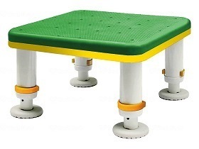 シンエイテクノ ダイヤタッチ浴槽台 コンパクトサイズ ライムグリーン 15-25 SYC15-25