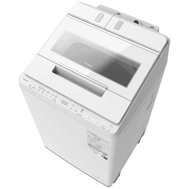 日立　HITACHI　全自動洗濯機 洗濯12.0kg ビートウォッシュ ホワイト　BW-X120M-W（標準設置無料）