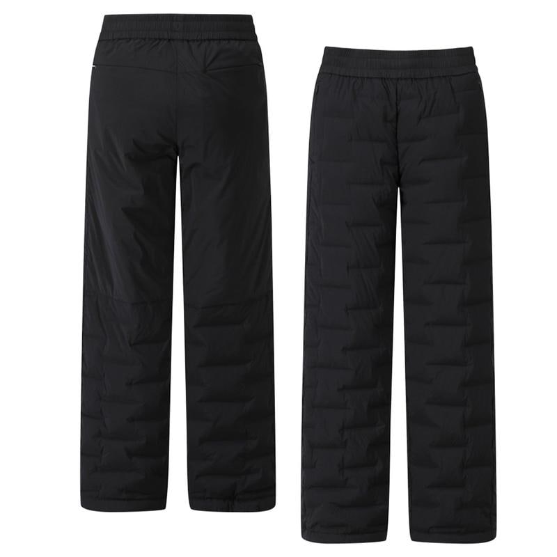 25年新作 レディース グース ダウン パディングパンツ 防寒機能性 チューブ ダウン ワイドパンツ2 1BYPNWU511