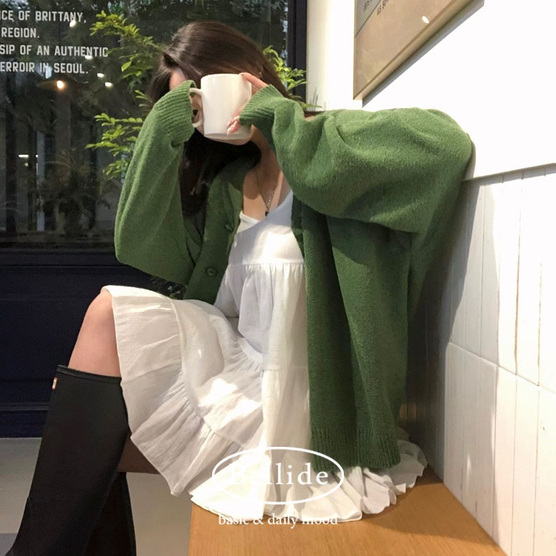 [MADE] ソリッドオーバーフィットブクルカーディガン cd1238