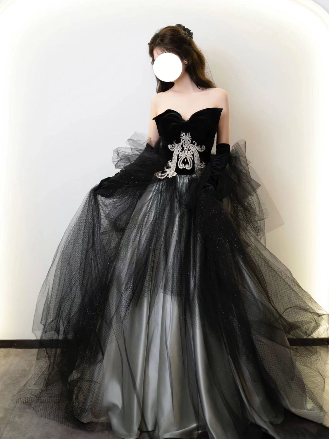 女性用イブニングドレス2024宴会エレガントな気質感痩身通常時に着用可能 7,839円