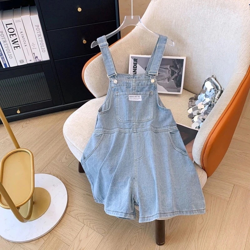 百掛け 着痩せ デニムサロペットパンツ夏服ゆったり減齢キャミソールタイツ サロペット 新作