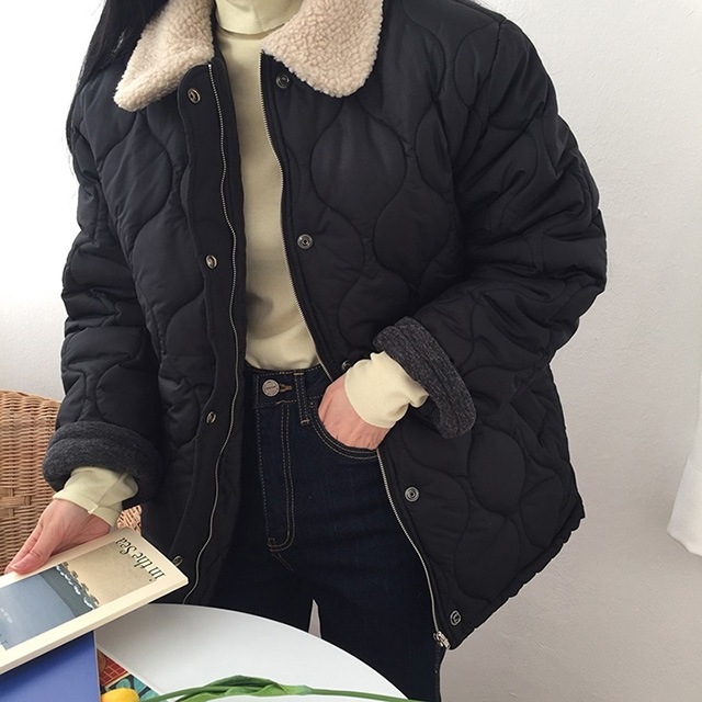 ウールカラー キルティング キルティングダウン 2カラー