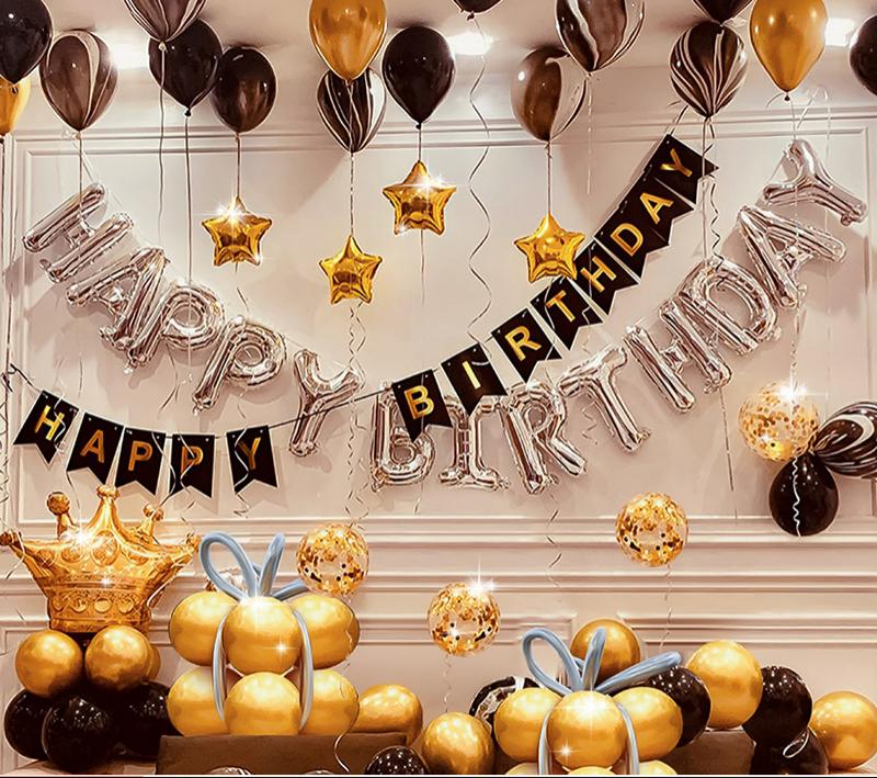 BIRTAY バルーン HAPPY 飾り付け 風船 誕生日 バースデー 装飾 セット