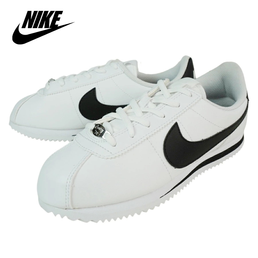 ナイキ NIKEレディース スニーカーCORTEZ BASIC SL (GS)コルテッツ ベーシック グレードスクールWHITE/BLACK（ホワイト/ブラック