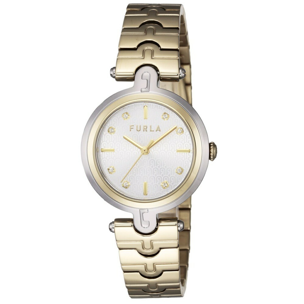 フルラ 腕時計 レディース ブランド ゴールド ステンレス ブレスレット アーチバー シルバー文字盤 時計 シンプル かわいい おしゃれ 大人 女性 女友達 母 妻 彼女 お祝い 記念日 贈り物 サプ