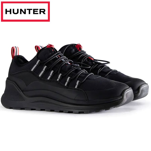 ハンター HUNTER レディース トラベル ミッド トレーナー スニーカー WFK2000PTP-BLK