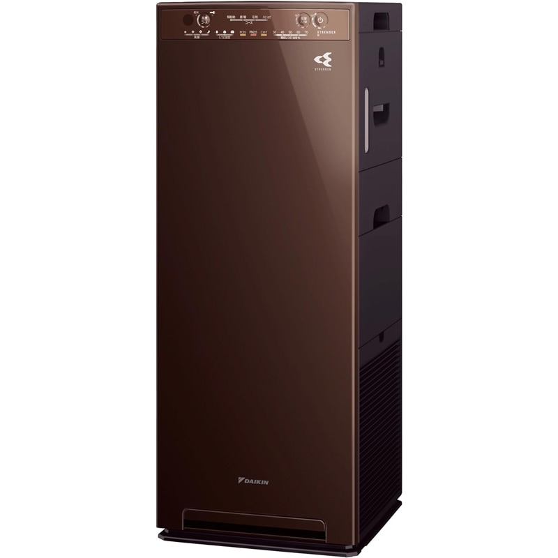 ダイキン DAIKIN 加湿ストリーマ空気清浄機 ブラウン 25畳 スリム 静音設計 MCK555A-T