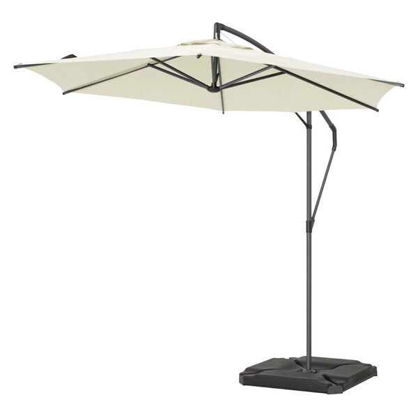 SHR-H05W EGプッシュハンギングパラソル 2.5m オフホワイト メーカー直送