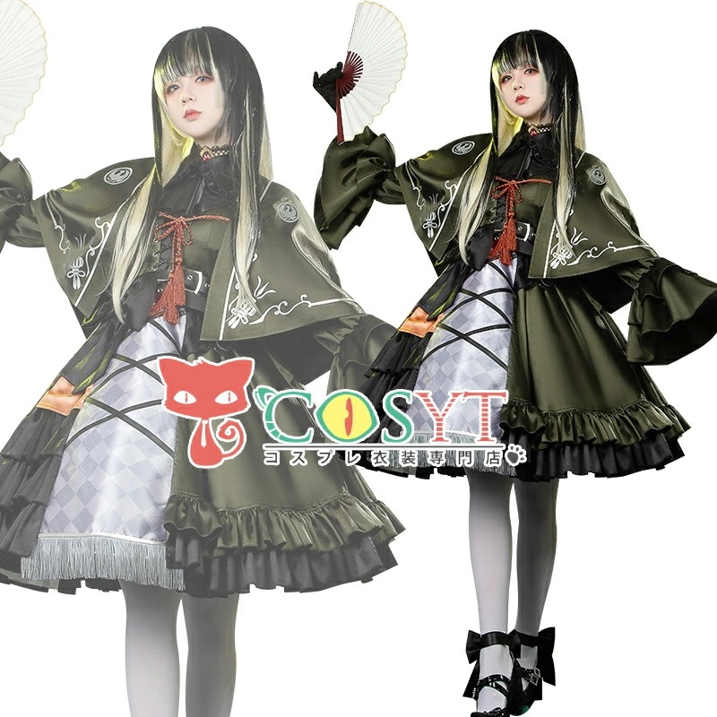 ホロライブ hololive 儒烏風亭らでん コスプレ衣装（羽織付き） 仮装 変装 コスプレ cosplay ゲーム イベント パーティ