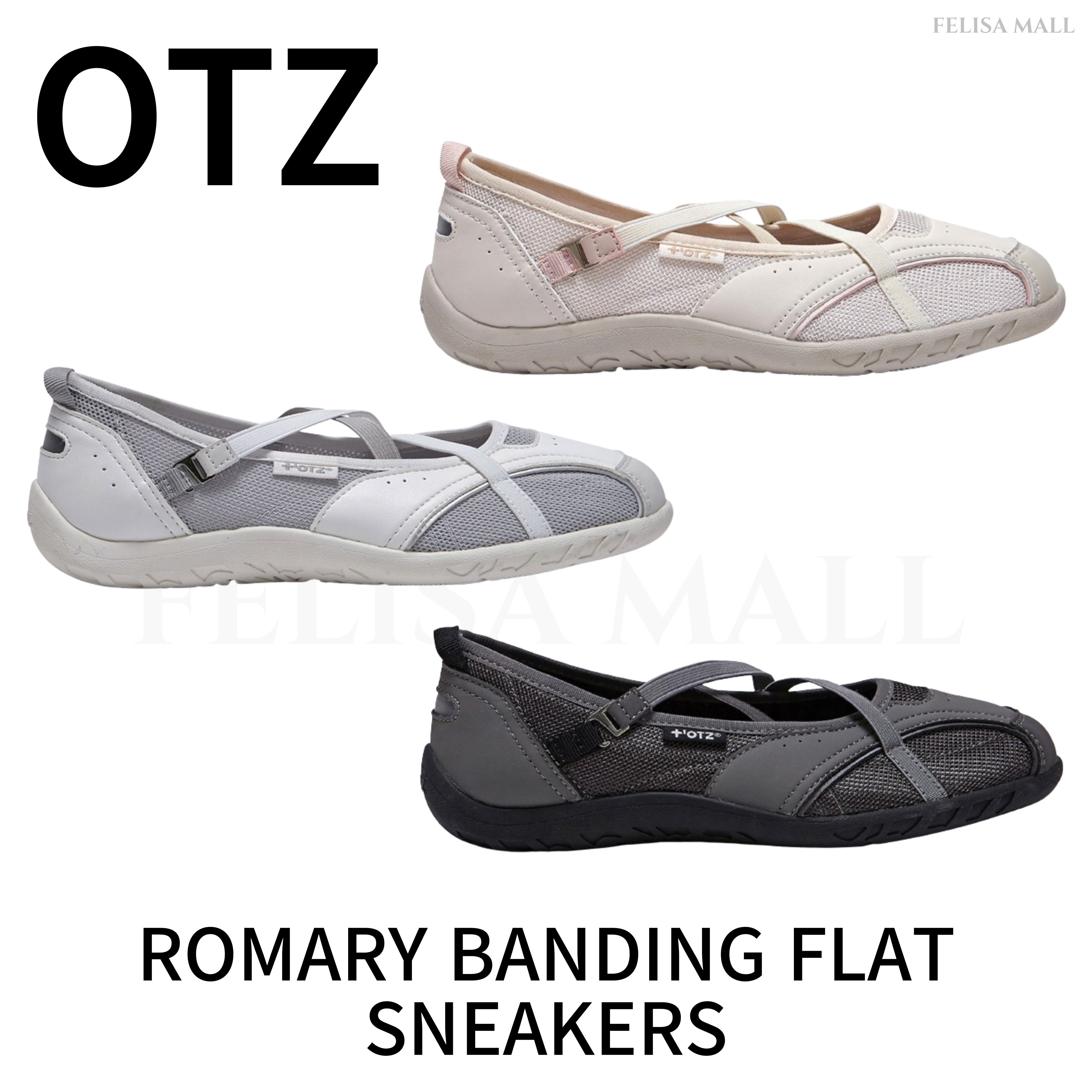 [OTZ] ROMARY BANDING FLAT SNEAKERS フラットシューズ 韓国人気