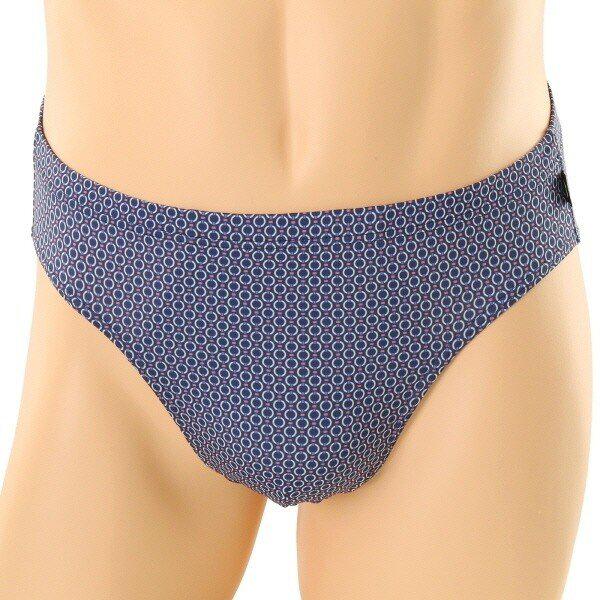 WMP2343PBU_원형체인나염 남자삼각 팬티