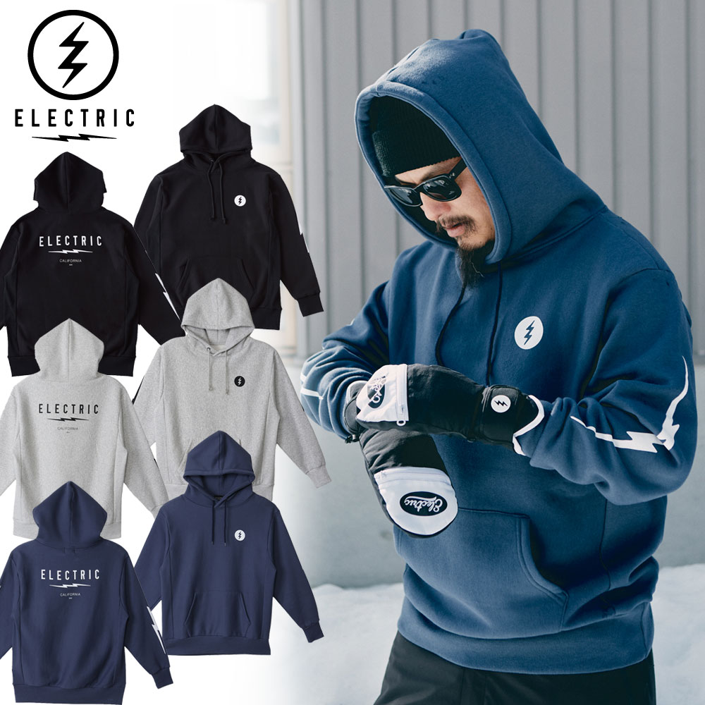 【ELECTRIC /エレクトリック】プルオーバーパーカー/ICON LOGO HOOD E24FU01パーカー フード フーディー スノボー ストリート メンズ レディース ファッション