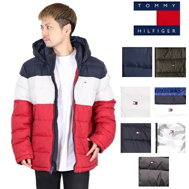 TOMMY HILFIGER トミー ヒルフィガー ダウン ジャケット 158AN508 クラシック フード ダウンジャケット中綿ジャケット ダウン ブルゾン 大きいサイズ メンズ レディース 大き