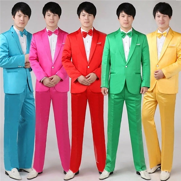 5色入荷　メンズ　スーツ　スーツセット　上下セット　タキシード　メンズ タキシードフォーマル　結婚式/パーティ/司会　スーツ/ズボン/蝶タイ/カマーベルトの4点セット