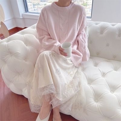 ニット セーター 萌袖 冬 もこもこ レデイース 個性的 モヘア 大人可愛い 厚手 ゆったり ルーズ シンプル カジュアル パステルカラー お洒落 デート 大人女子 こなれ感 かわいい 暖かい