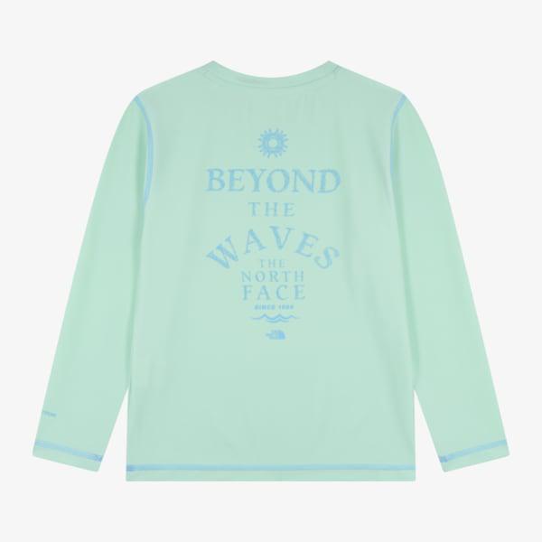 ノースフェイス キッズ サーフ 長袖 Tシャツ NT7TS03T