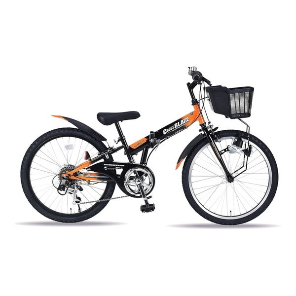 MYPALLAS MJ822F BK 折畳ジュニアMTB22・6SP ブラック マウンテンバイク (22インチ・6段変速) メーカー直送