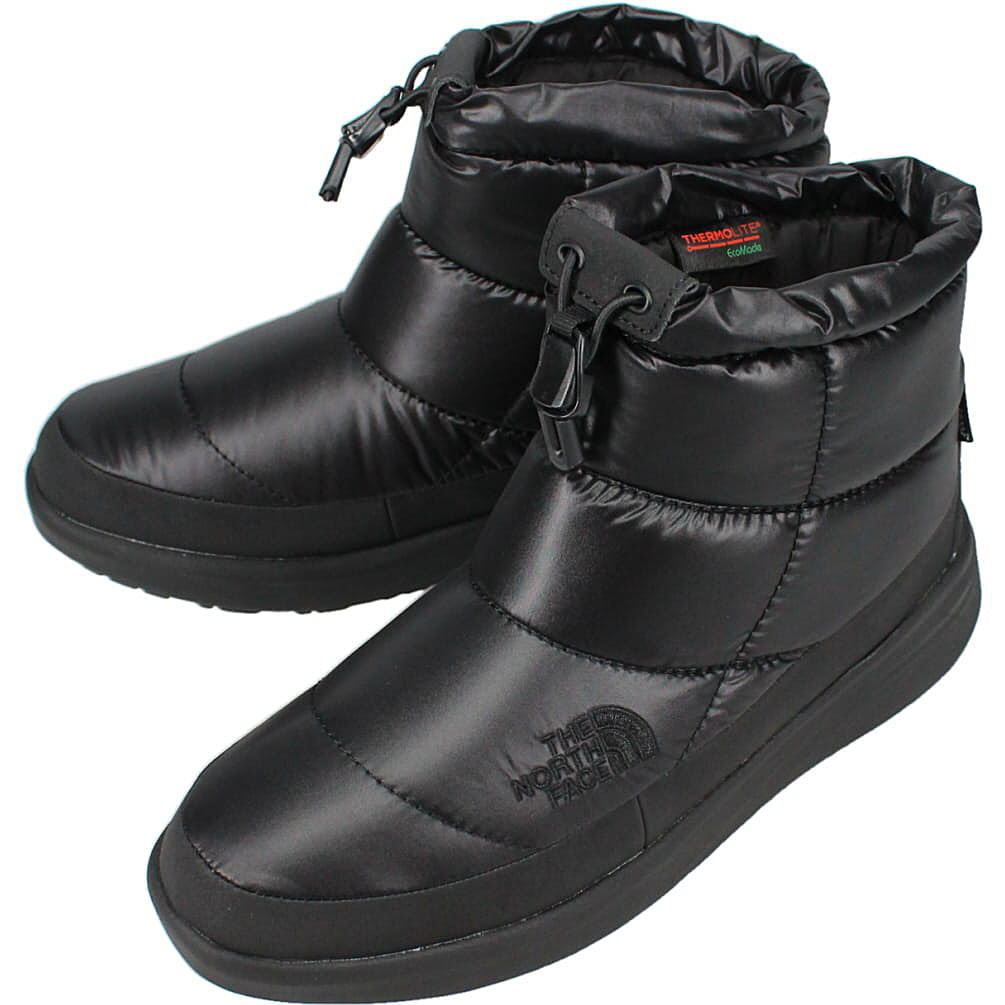 正規品 ウィメンズ ヌプシ ブーティ ウォータープルーフ 8 ショート フラッシュブラック×TNFブラック NFW52273 FK