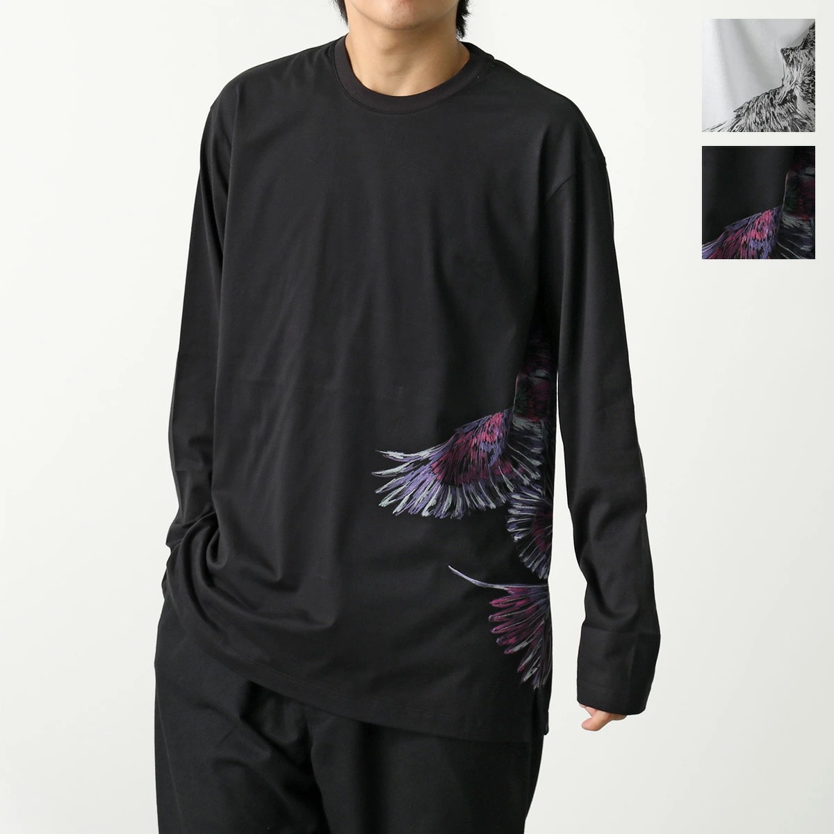 Y-3 ワイスリー Tシャツ U GF LS TEE グラフィックス ロングスリーブ ティー IX0404 IX5037 メンズ ロンT 長袖 クルーネック カットソー