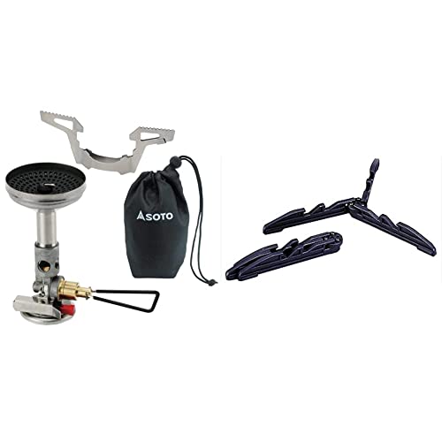 ソト(SOTO) マイクロレギュレーターストーブ ウインドマスター SOD-310 キャンプストーブ & スタビライザー ST-411【セット買い】